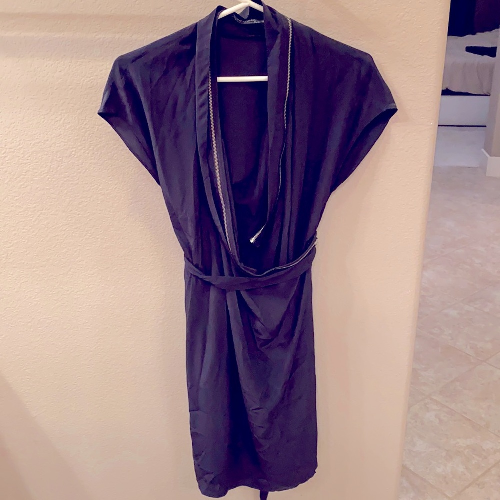 Tie waist silk dress - All saints